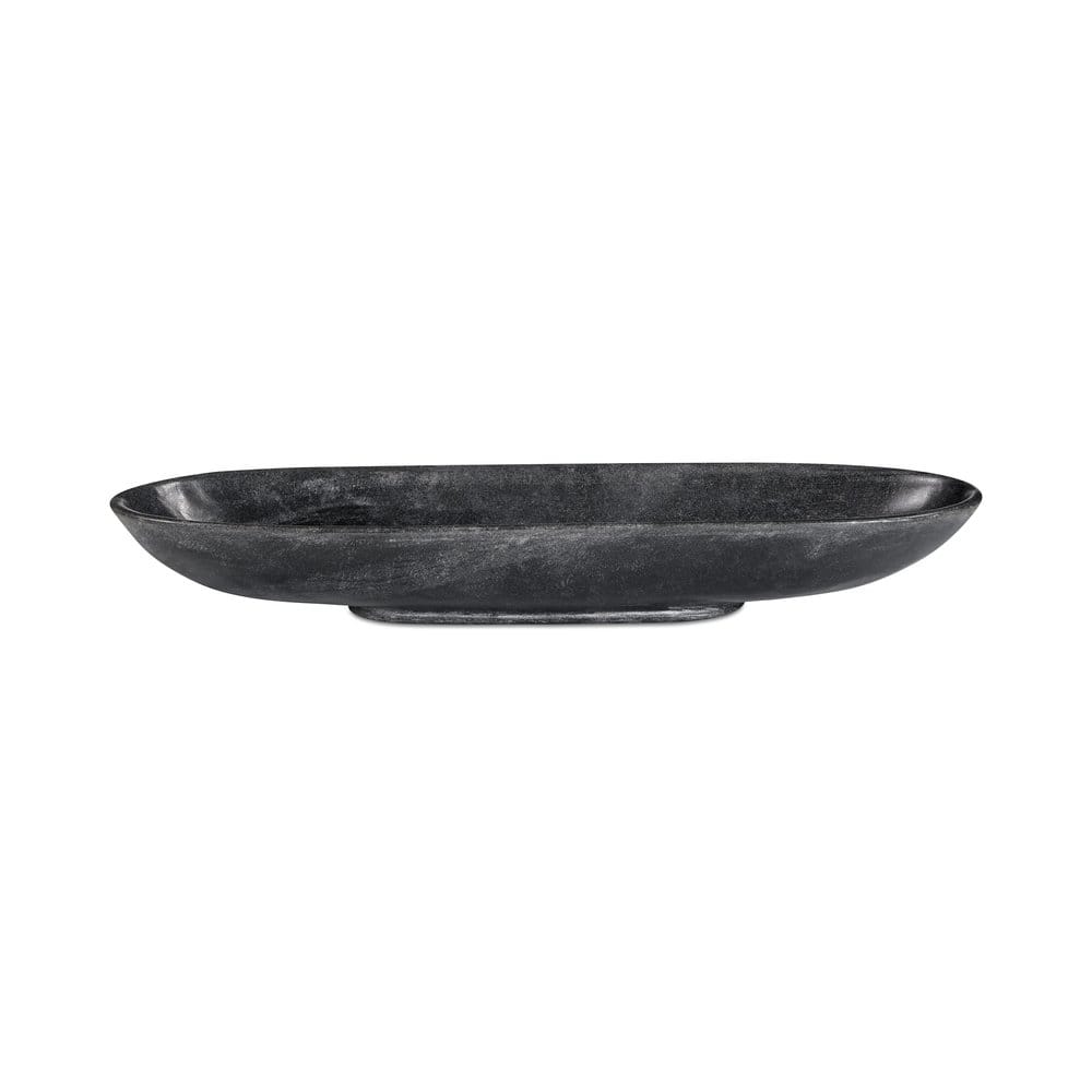 Moes Home - Venetia Tray Black Marble - PZ-1024-02 view 1