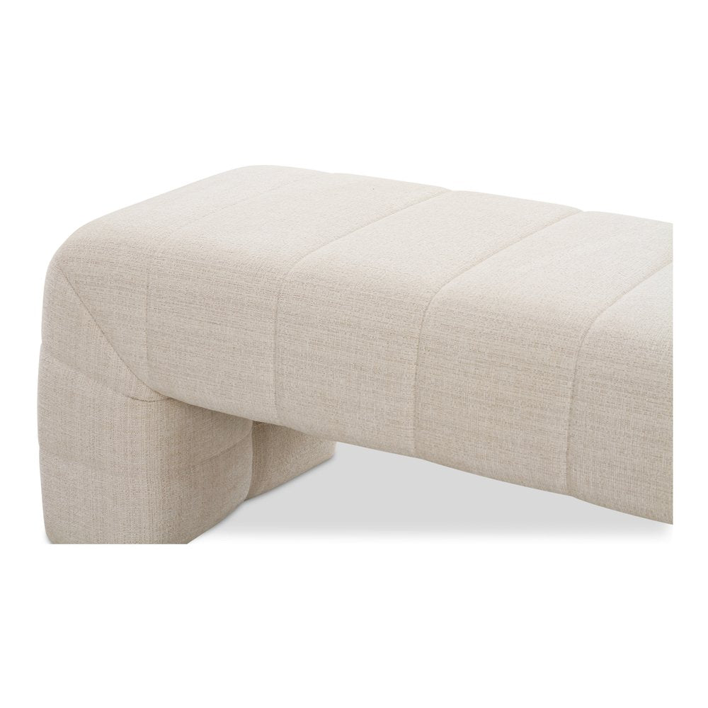 Moes Home - Verity Bench Oatmeal - OA-1057-34 view 5