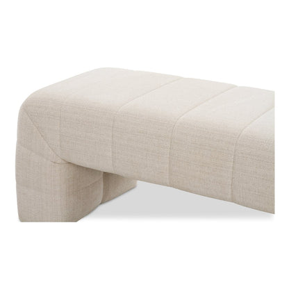 Moes Home - Verity Bench Oatmeal - OA-1057-34 view 5