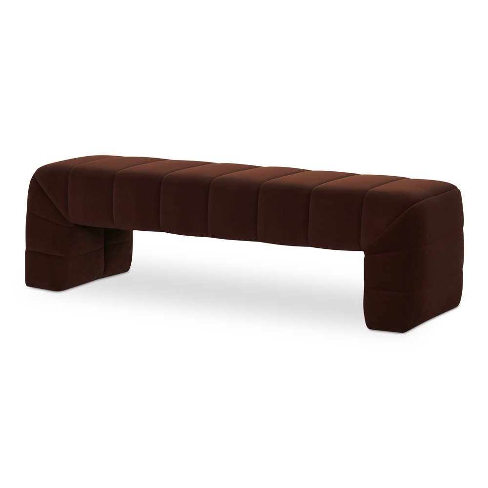 Moes Home - Verity Bench Warm Brown - OA-1057-03 view 4