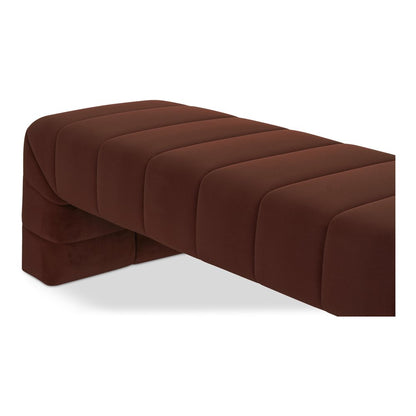Moes Home - Verity Bench Warm Brown - OA-1057-03 view 5