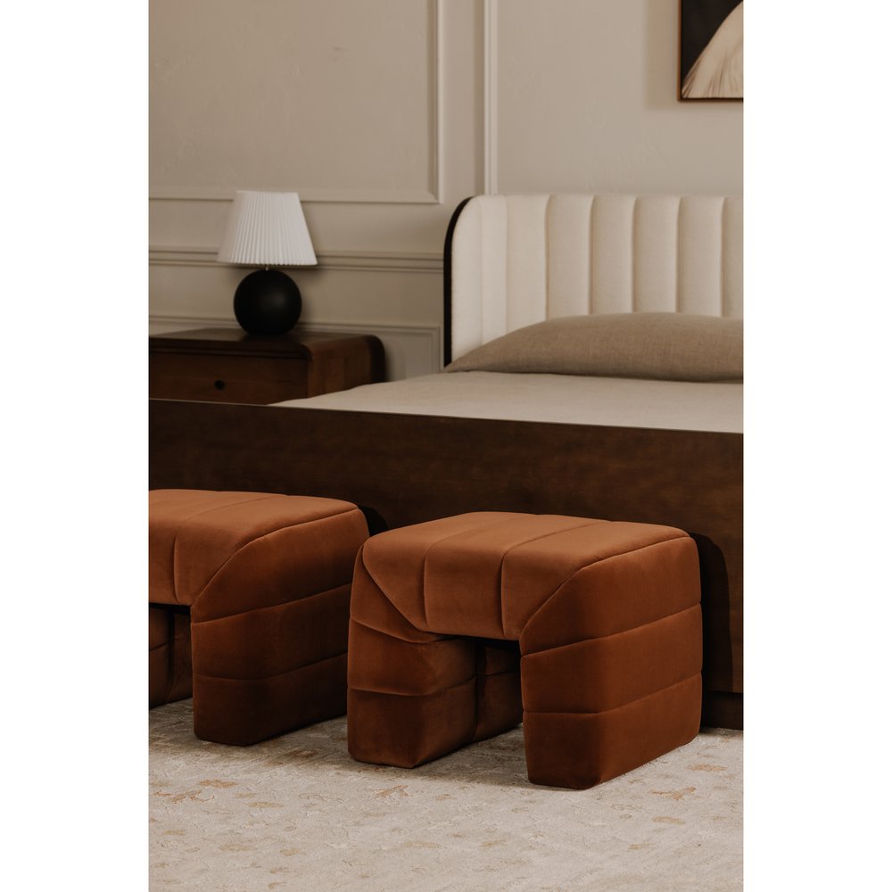 Moes Home - Verity Stool Warm Brown - OA-1056-03 view 7