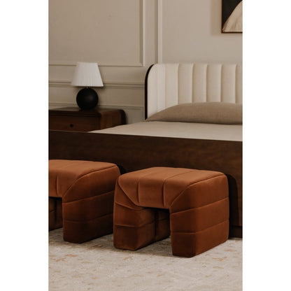 Moes Home - Verity Stool Warm Brown - OA-1056-03 view 7