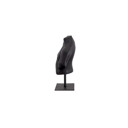 Moes Home - Victor Cast Alumiinum Sculpture Aged Black - QK-1039-02 view 4