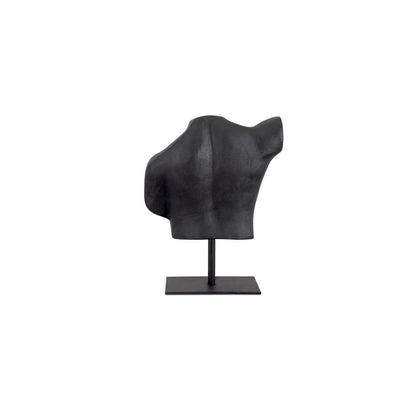 Moes Home - Victor Cast Alumiinum Sculpture Aged Black - QK-1039-02 view 5