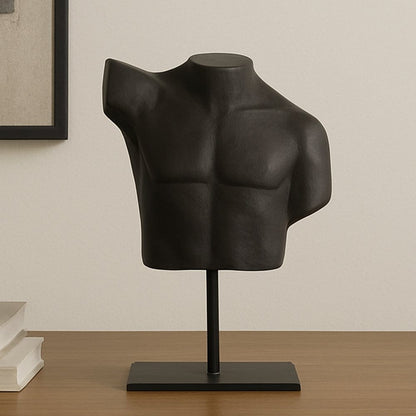 Moes Home - Victor Cast Alumiinum Sculpture Aged Black - QK-1039-02 view 8