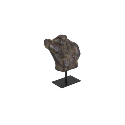 Moes Home - Victor Cast Aluminum Sculpture Dark Green Patina - QK-1039-01 view 3