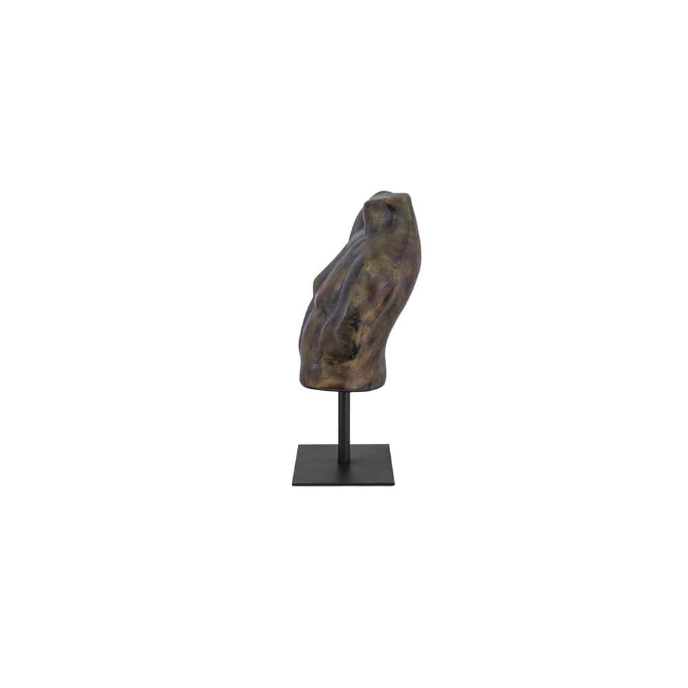 Moes Home - Victor Cast Aluminum Sculpture Dark Green Patina - QK-1039-01 view 4
