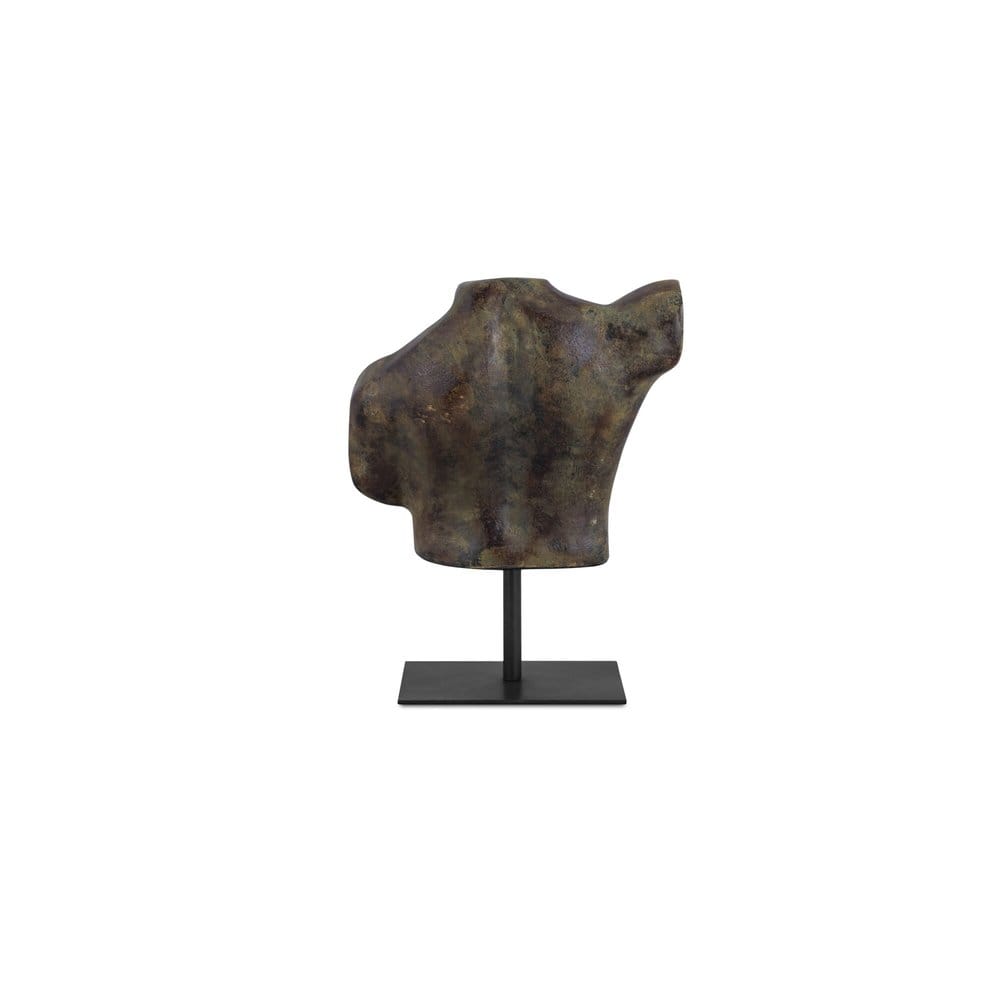 Moes Home - Victor Cast Aluminum Sculpture Dark Green Patina - QK-1039-01 view 5