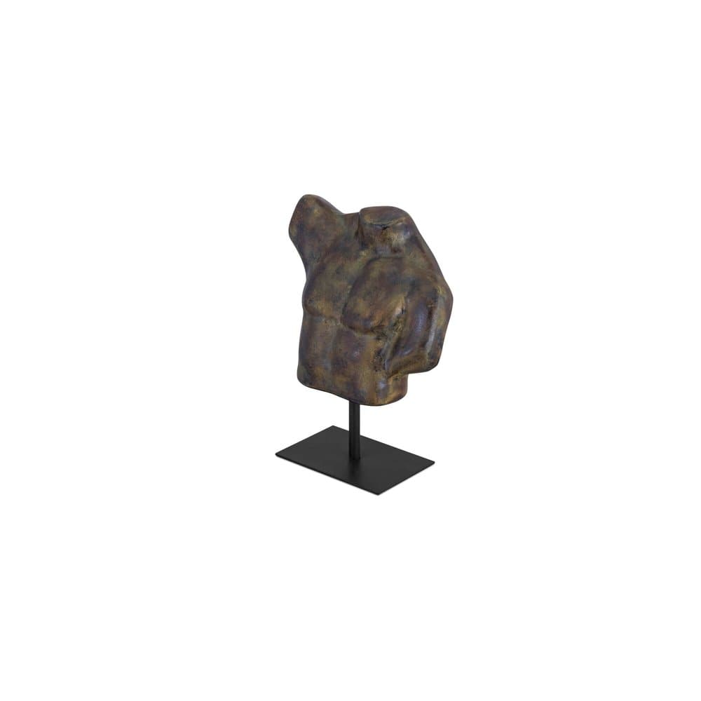 Moes Home - Victor Cast Aluminum Sculpture Dark Green Patina - QK-1039-01 view 6