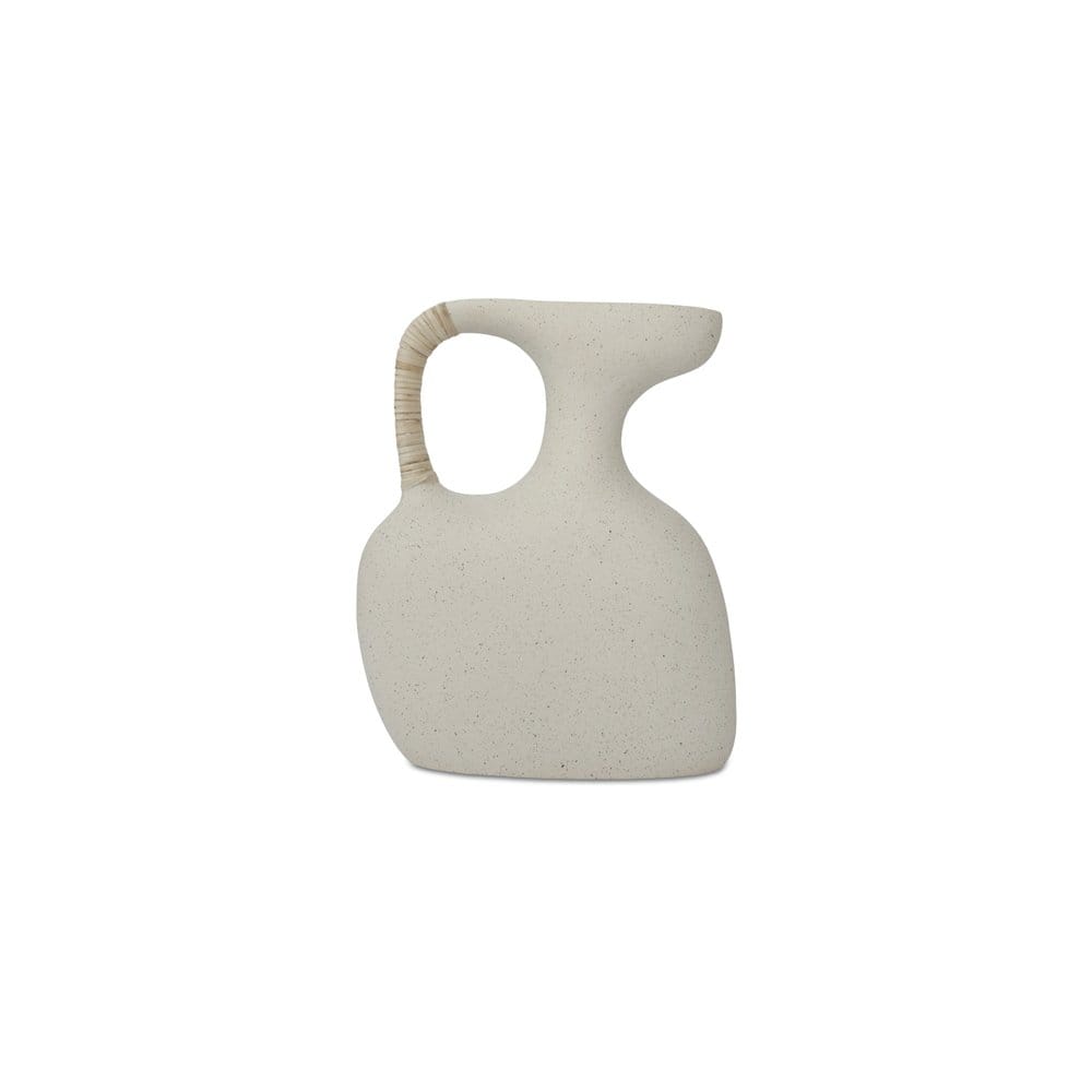 Moes Home - Vila 13In Sculptural Vessel Cream White - DD-1057-05 view 1