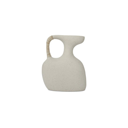 Moes Home - Vila 13In Sculptural Vessel Cream White - DD-1057-05 view 1