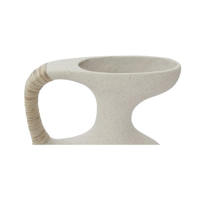 Moes Home - Vila 13In Sculptural Vessel Cream White - DD-1057-05 view 7
