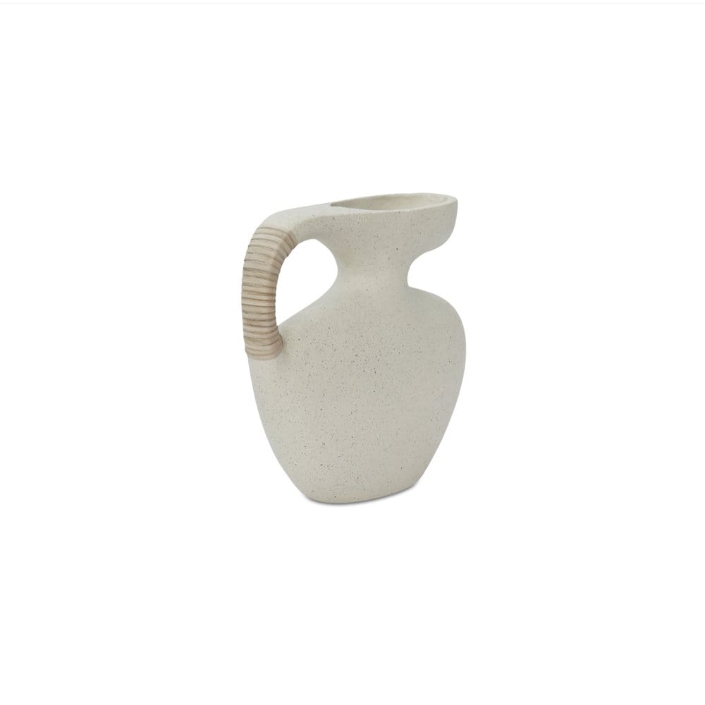 Moes Home - Vila 9.5In Sculptural Vessel Cream White - DD-1058-05 view 2