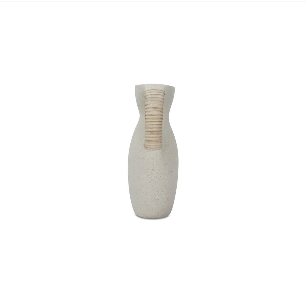 Moes Home - Vila 9.5In Sculptural Vessel Cream White - DD-1058-05 view 3