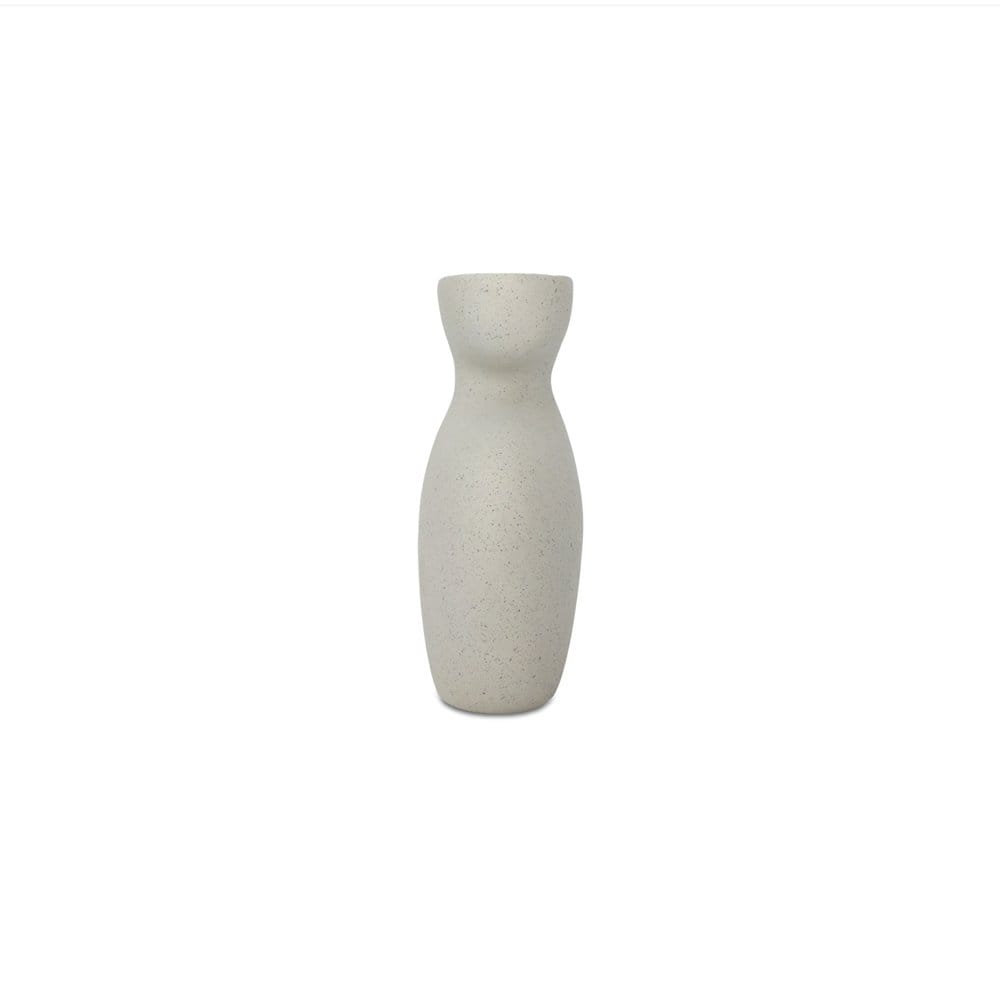 Moes Home - Vila 9.5In Sculptural Vessel Cream White - DD-1058-05 view 4