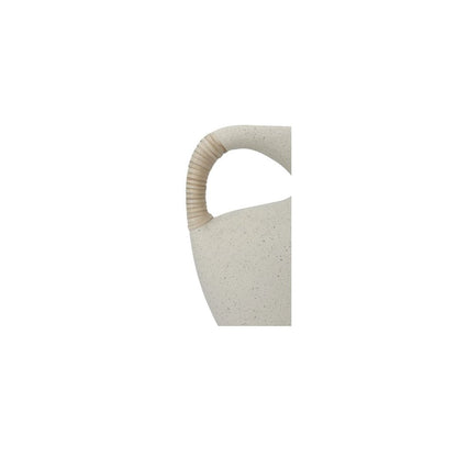 Moes Home - Vila 9.5In Sculptural Vessel Cream White - DD-1058-05 view 6
