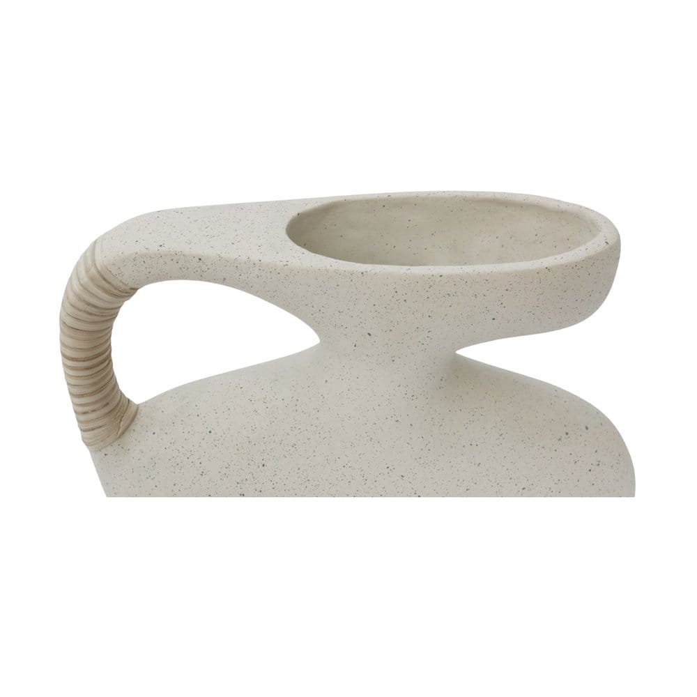 Moes Home - Vila 9.5In Sculptural Vessel Cream White - DD-1058-05 view 8