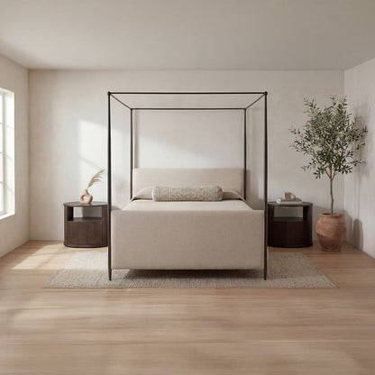 Moes Home - Viola King Bed Beige - LX-1082-34-0 view 9