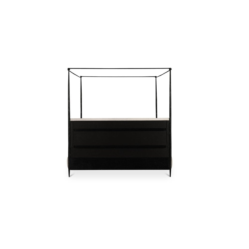 Moes Home - Viola Queen Bed Beige - LX-1083-34-0 view 5