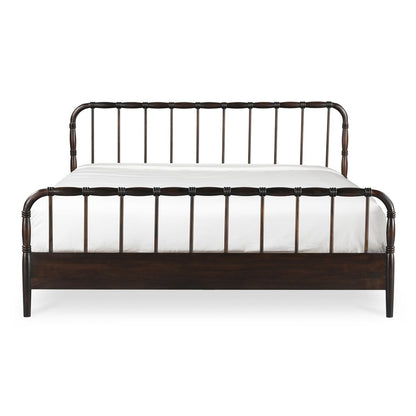 Moes Home - Vivian King Bed Dark Brownn - VE-1130-20-0 view 1