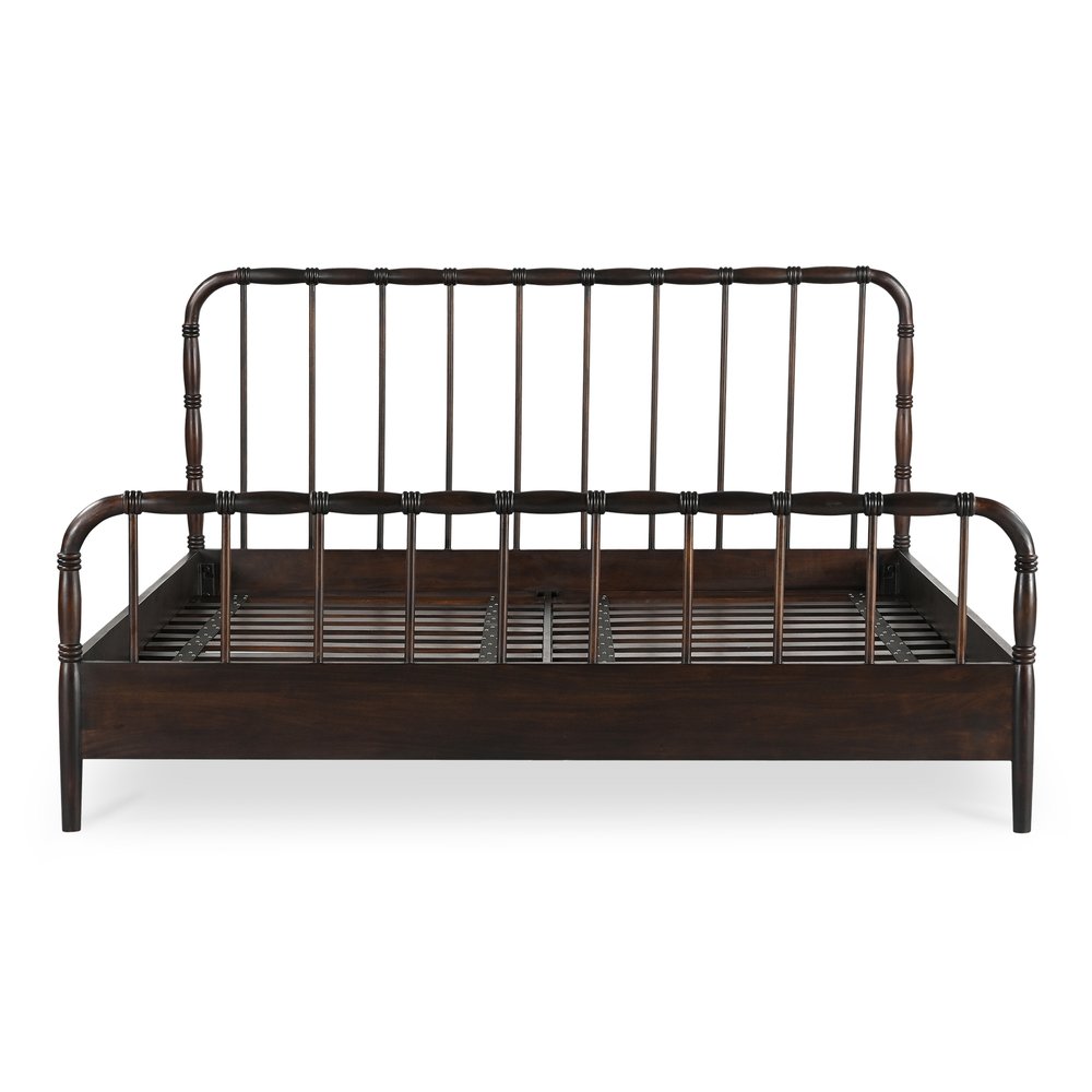 Moes Home - Vivian King Bed Dark Brownn - VE-1130-20-0 view 2