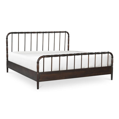 Moes Home - Vivian King Bed Dark Brownn - VE-1130-20-0 view 3