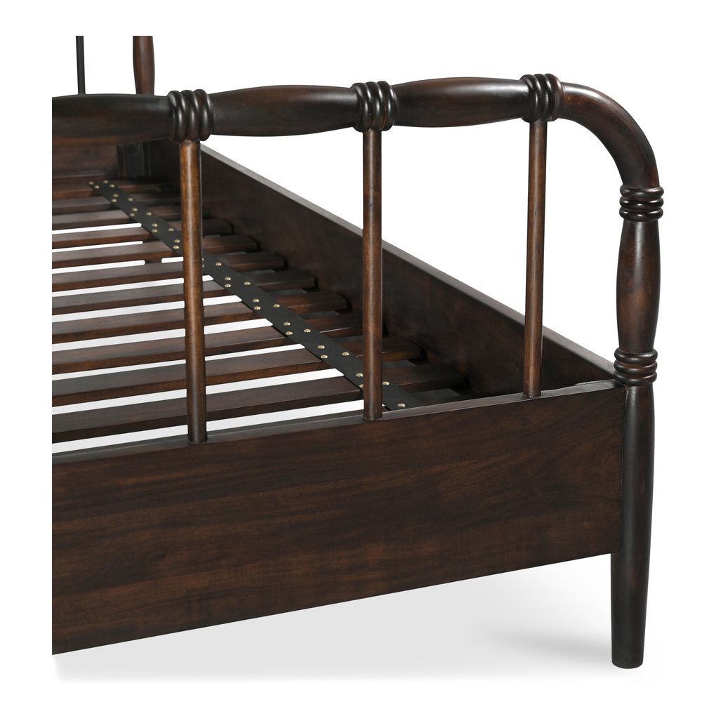 Moes Home - Vivian King Bed Dark Brownn - VE-1130-20-0 view 9
