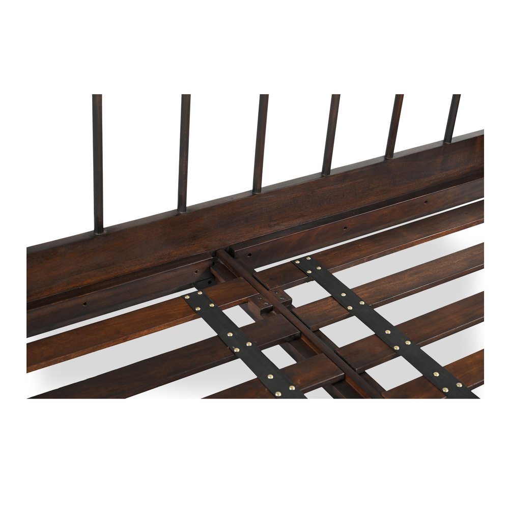 Moes Home - Vivian King Bed Dark Brownn - VE-1130-20-0 view 10