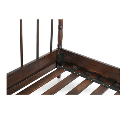 Moes Home - Vivian King Bed Dark Brownn - VE-1130-20-0 view 11