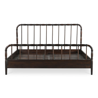 Moes Home - Vivian Queen Bed Dark Brown - VE-1129-20-0 view 2
