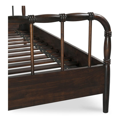 Moes Home - Vivian Queen Bed Dark Brown - VE-1129-20-0 view 8