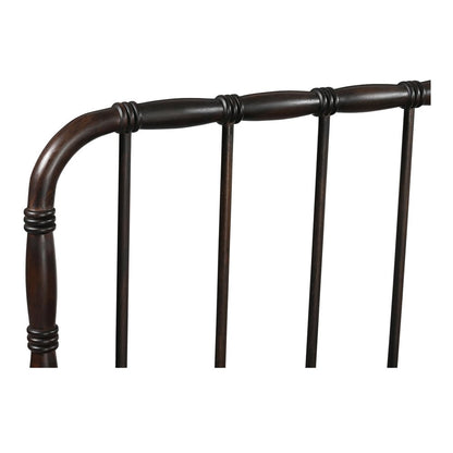 Moes Home - Vivian Queen Bed Dark Brown - VE-1129-20-0 view 9