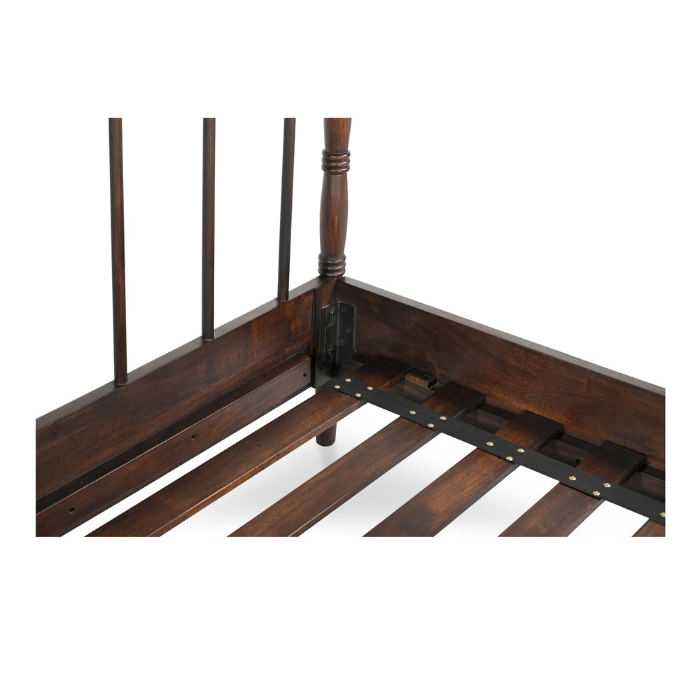 Moes Home - Vivian Queen Bed Dark Brown - VE-1129-20-0 view 11