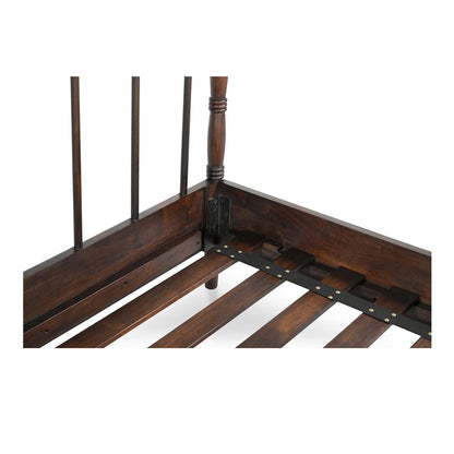 Moes Home - Vivian Queen Bed Dark Brown - VE-1129-20-0 view 11