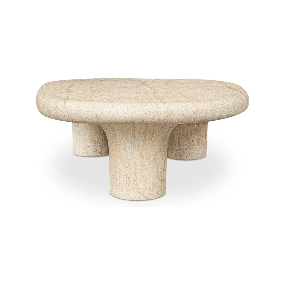 Moes Home - Warby Outdoor Coffee Table Beige - VH-1021-34 view 4