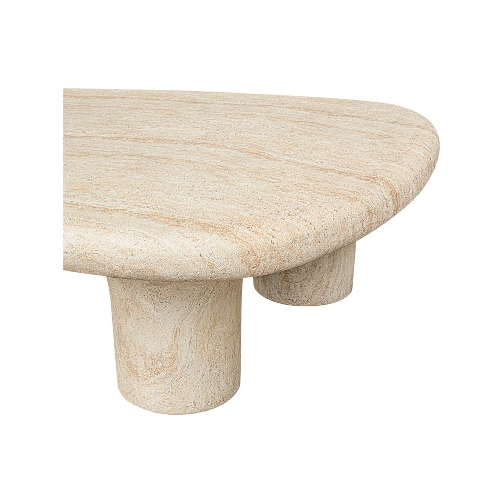 Moes Home - Warby Outdoor Coffee Table Beige - VH-1021-34 view 7
