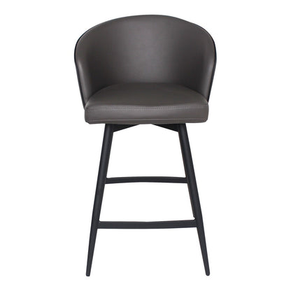 Moes Home - Webber Counter Stool in Charcoal Grey - UU-1004-07 veiw 1