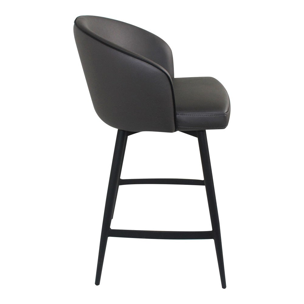 Moes Home - Webber Counter Stool in Charcoal Grey - UU-1004-07 veiw 3