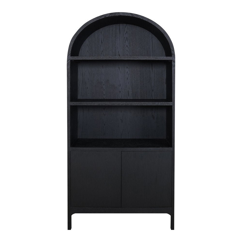 Moes Home - Wilde Display Cabinet Black Oak - VL-1067-02 view 2