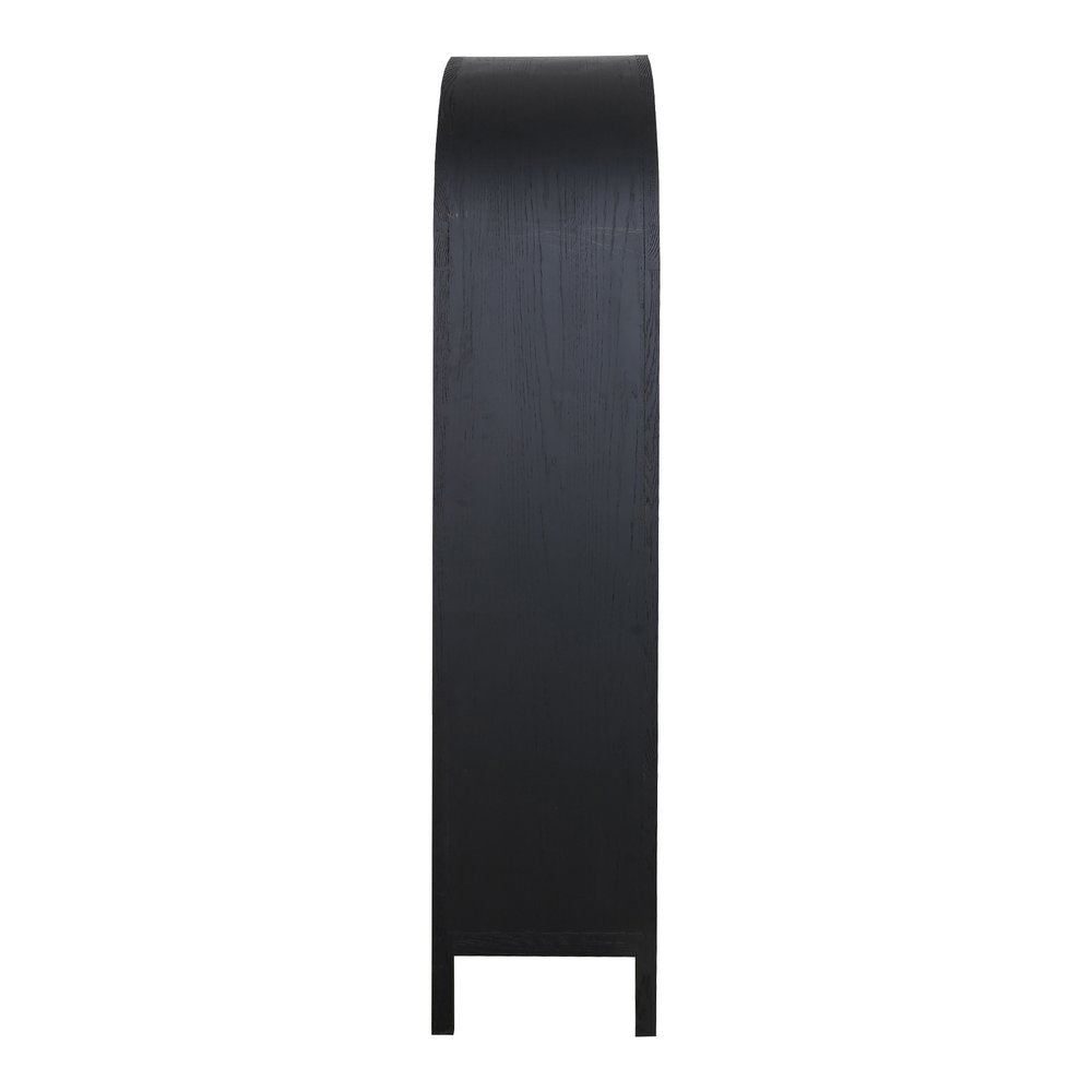 Moes Home - Wilde Display Cabinet Black Oak - VL-1067-02 view 4