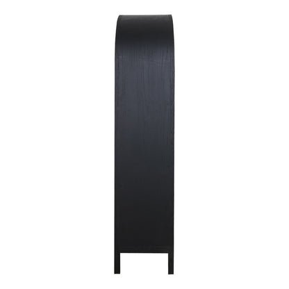 Moes Home - Wilde Display Cabinet Black Oak - VL-1067-02 view 4