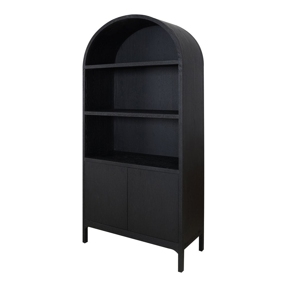 Moes Home - Wilde Display Cabinet Black Oak - VL-1067-02 view 6