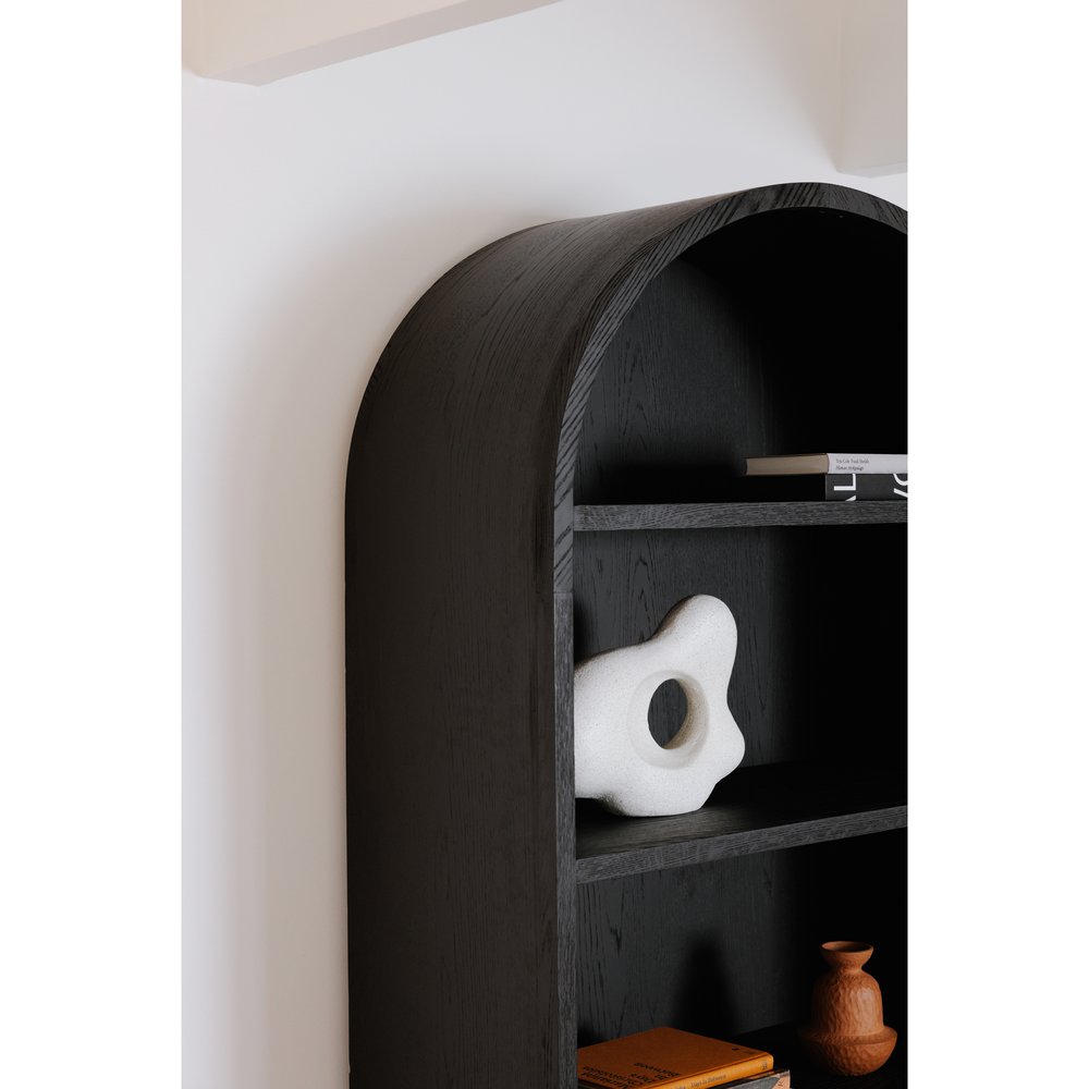 Moes Home - Wilde Display Cabinet Black Oak - VL-1067-02 view 9