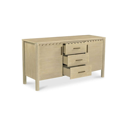 Moes Home - Wiley 3 Drawer Sideboard Natural - GZ-1164-24 view 4