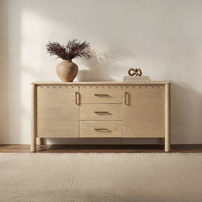 Moes Home - Wiley 3 Drawer Sideboard Natural - GZ-1164-24 view 11