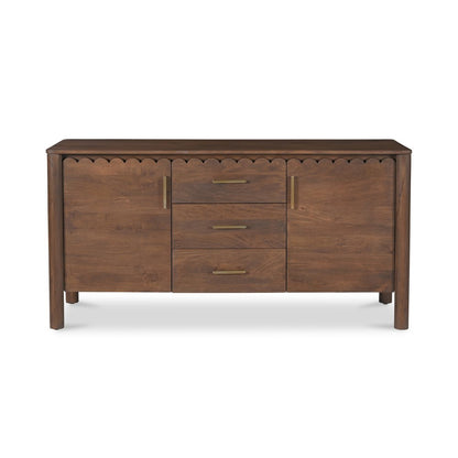 Moes Home - Wiley 3 Drawer Sideboard Vintage Brown - GZ-1164-03 view 1