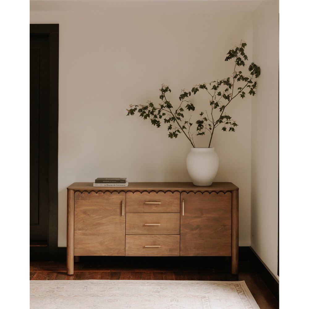 Moes Home - Wiley 3 Drawer Sideboard Vintage Brown - GZ-1164-03 view 12