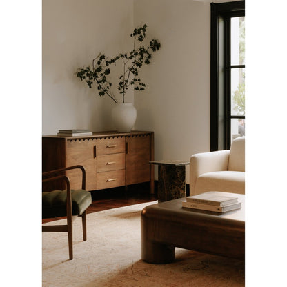 Moes Home - Wiley 3 Drawer Sideboard Vintage Brown - GZ-1164-03 view 14