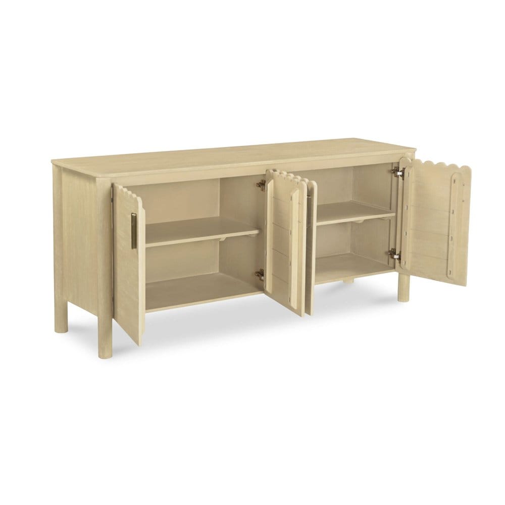 Moes Home - Wiley 4 Door Sideboard Natural - GZ-1165-24 view 4
